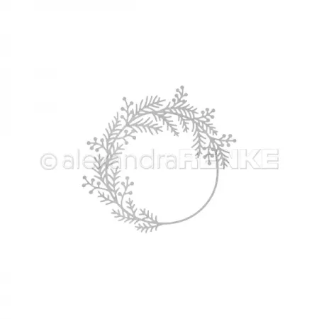 Die - Couronne de sapin avec baies