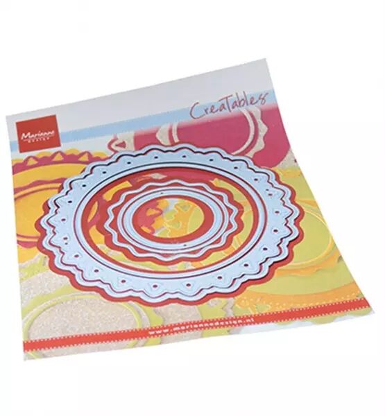 Die - Creatables - Jolly Christmas doily - Napperon joyeux No�l
