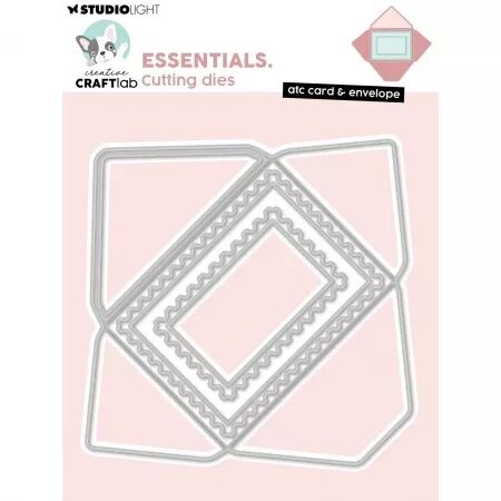Die - creative craftlab - ATC card et enveloppe - Studio Light