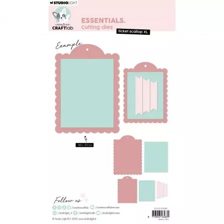 Die - creative craftlab - maxi tag festonné - Studio Light