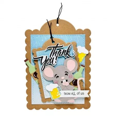 Die - creative craftlab - maxi tag festonné - Studio Light