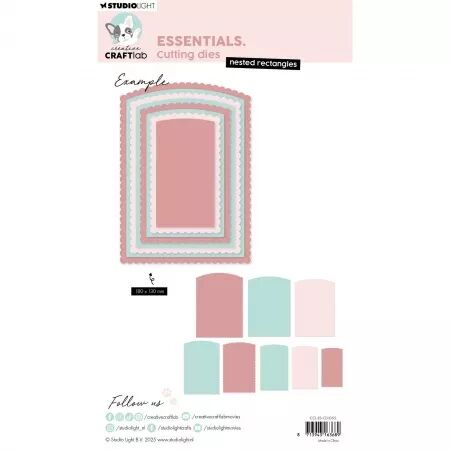 Die - creative craftlab - rectangles festonnés - Studio Light