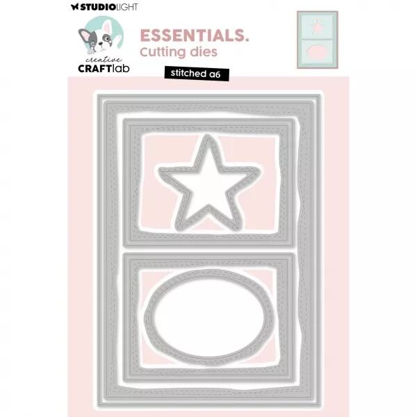 Die - creative craftlab - stiched cards - Studio Light