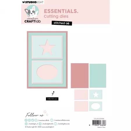 Die - creative craftlab - stiched cards - Studio Light
