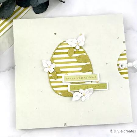 Die - �uf de P&acirc;ques avec des feuilles - Alexandra Renke