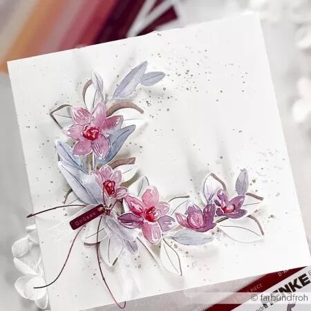 Die - Cymbidium wreath - Alexandra Renke