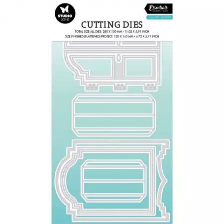 Die - Essentials - 3D Closet card shape