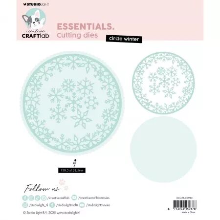 Die - Essentials - Circle winter - Cercle de flocons - Studio Light