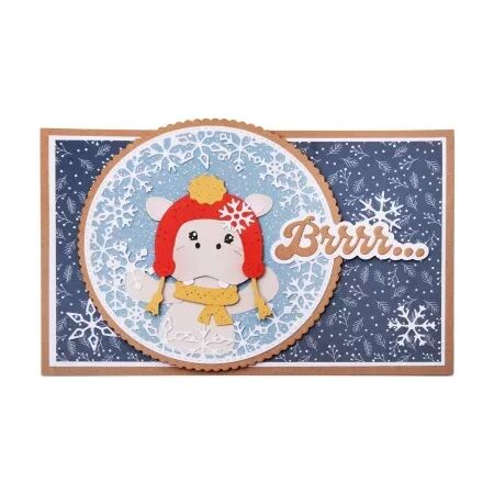 Die - Essentials - Circle winter - Cercle de flocons - Studio Light