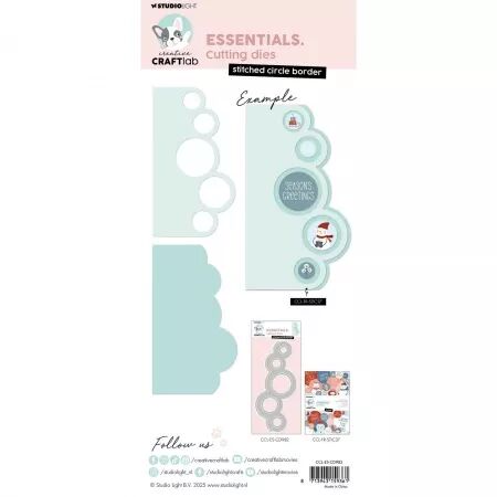 Die - Essentials - Stitched circle border