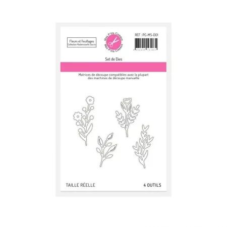 Die - Fleurs et Feuillages - Mademoiselle Souris - Mes Ptits Ciseaux