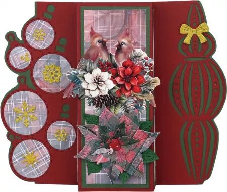 Die - Floral Christmas - Bauble borders