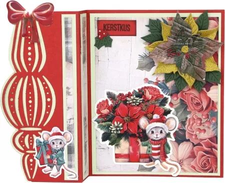 Die - Floral Christmas - Bauble borders