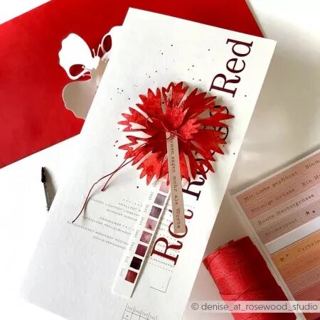 Die - Folding magic Cornflower- oeillet - Alexandra Renke