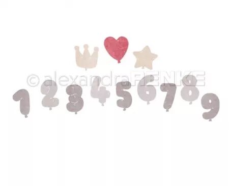 Die - Fun ballon numbers - Alexandra Renke
