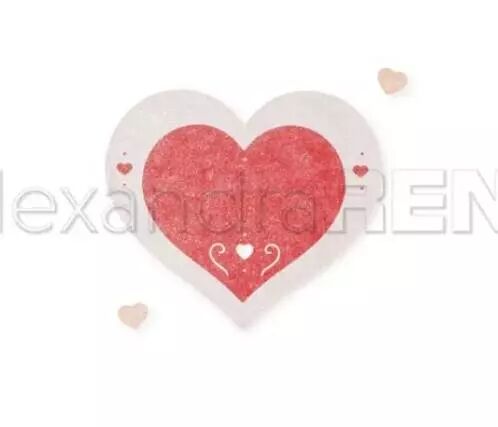 Die - Gingerbread tag heart