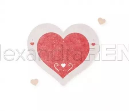 Die - Gingerbread tag heart