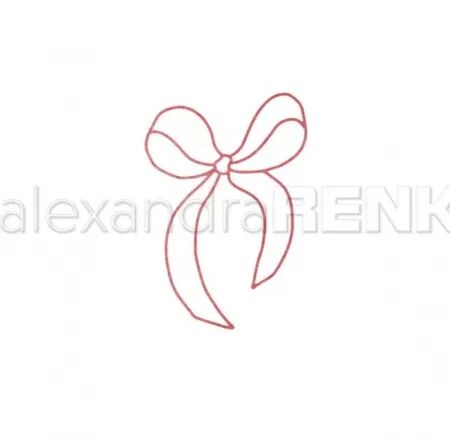 Die - Large outline bow- Alexandra Renke