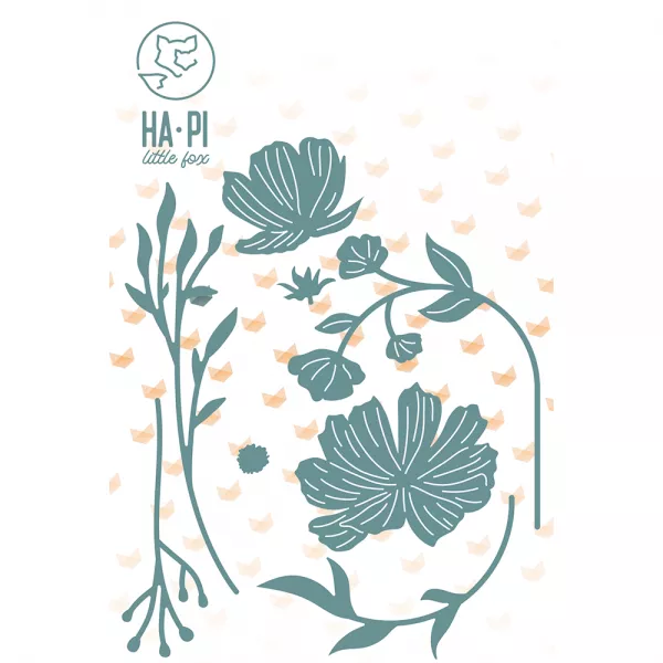 Die - Le Scrap&moi - Jolies fleurs - Ha.Pi Little Fox