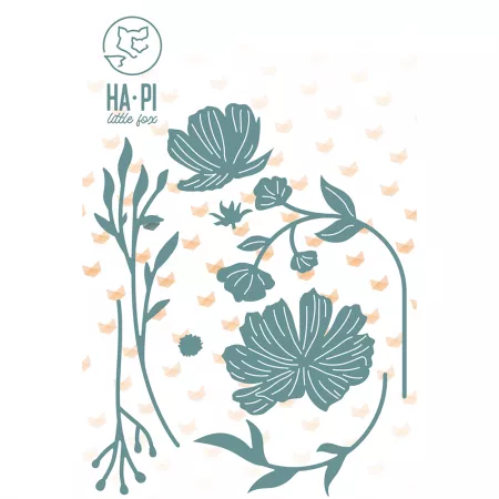 Die - Le Scrap&moi - Jolies fleurs - Ha.Pi Little Fox