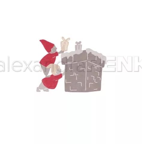 Die - Lutins de No�l et chemin�e - Alexandra Renke