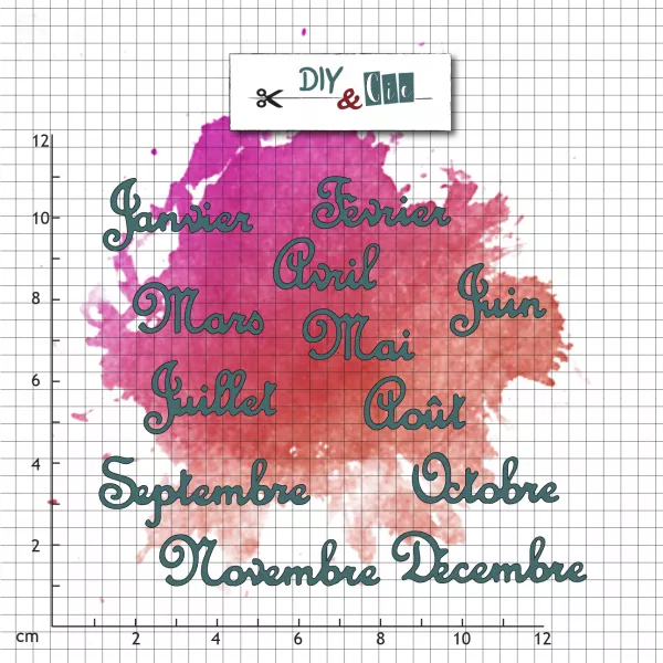Die - Mois de l\'ann�e - DIY&Cie