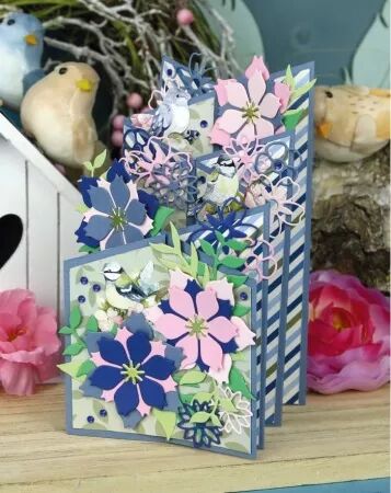 Die - Navy Elegance - Flower