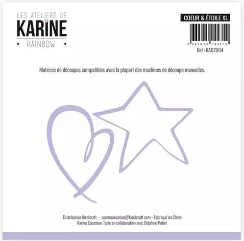 Die - Rainbow - C�ur et �toile XL