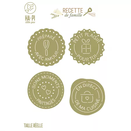 Die - Recette De Famille - Sceaux gourmands - HA-PI Little Fox