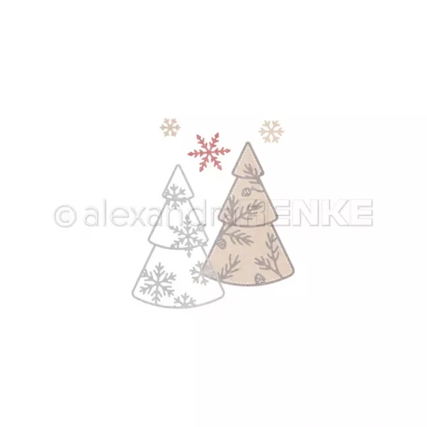 Die - Sapins d\'hiver (Contour)