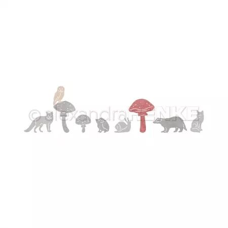 Die - Sc&egrave;ne d\'animaux de la for&ecirc;t