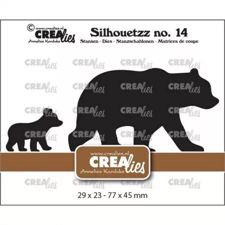 Die - Silhouetzz - Ours - Crealies