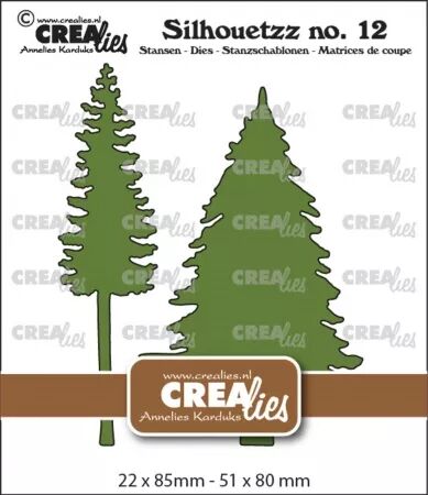 Die - Silhouetzz - Trees / sapins - Crealies