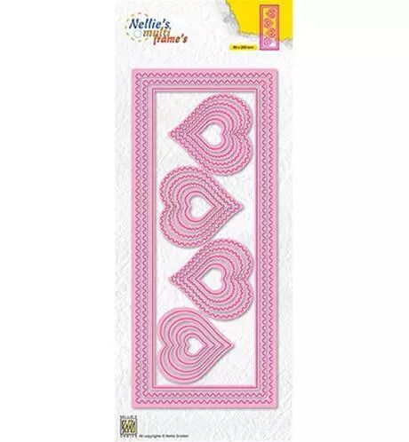 Die - Slim Lines hearts