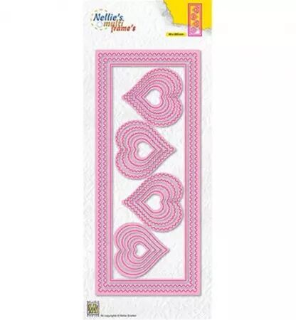 Die - Slim Lines hearts