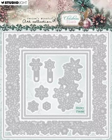Die - Snowy frame - Christmas Blush - Studio Light