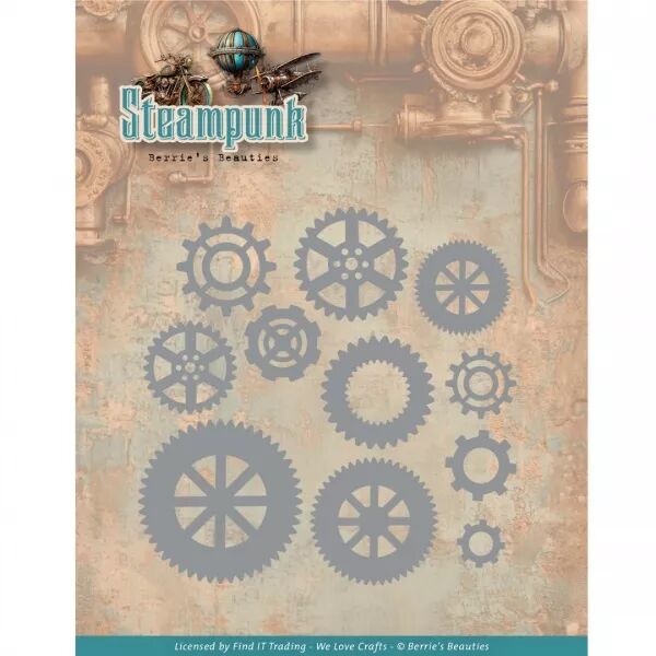 Die - Steampunk - Steampunk Gears / Engrenages- Find-It 