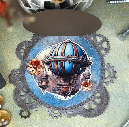 Die - Steampunk - Steampunk Gears Frame / cadre d\'engrenages - Find-It 