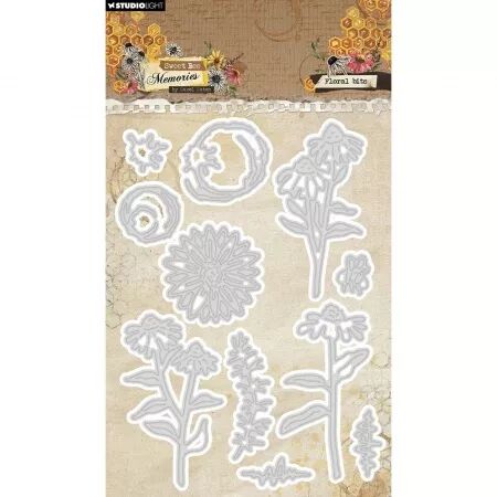 Die - Sweet Bee Memories - Floral bits