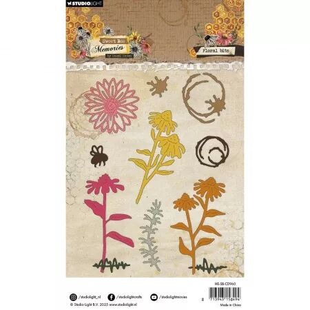Die - Sweet Bee Memories - Floral bits