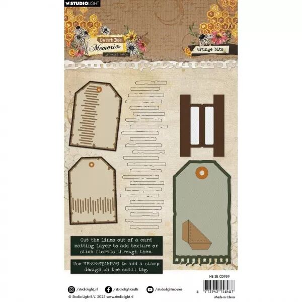 Die - Sweet Bee Memories - Grunge bits