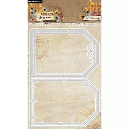 Die - Sweet Bee Memories - Tag folding card