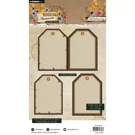 Die - Sweet Bee Memories - Tag folding card