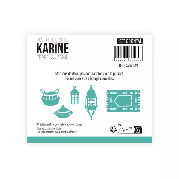 Die - Terre & Jasmin - Set oriental - Les Ateliers de Karine