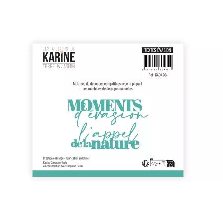 Die - Terre & Jasmin - Textes Evasion - Les Ateliers de Karine