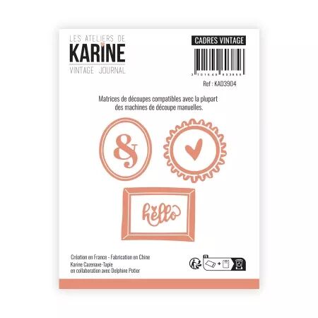 Die - Vintage Journal - Cadres vintage - Les Ateliers de Karine