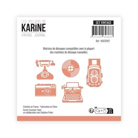 Die - Vintage Journal - Set vintage - Les Ateliers de Karine