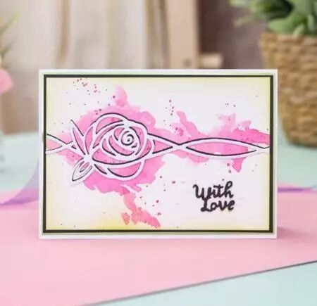 Die -Rose esquiss�e