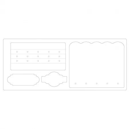 Die BigZ -  Matrice XL - Journal relié - Sizzix