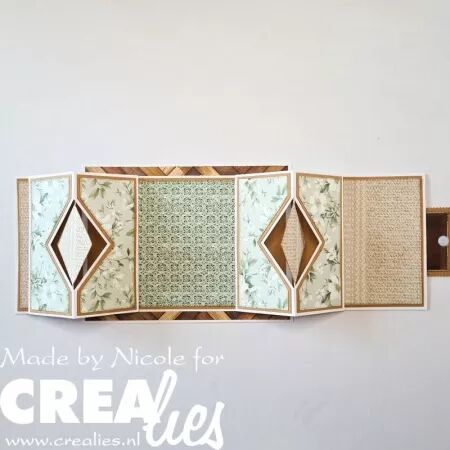 Die Cardzz - Multi spinner et carousel card diamond - Crealies